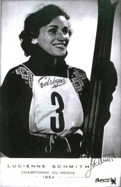 Lucienne Schmith Couttet - championne du Monde de Géant en 1954