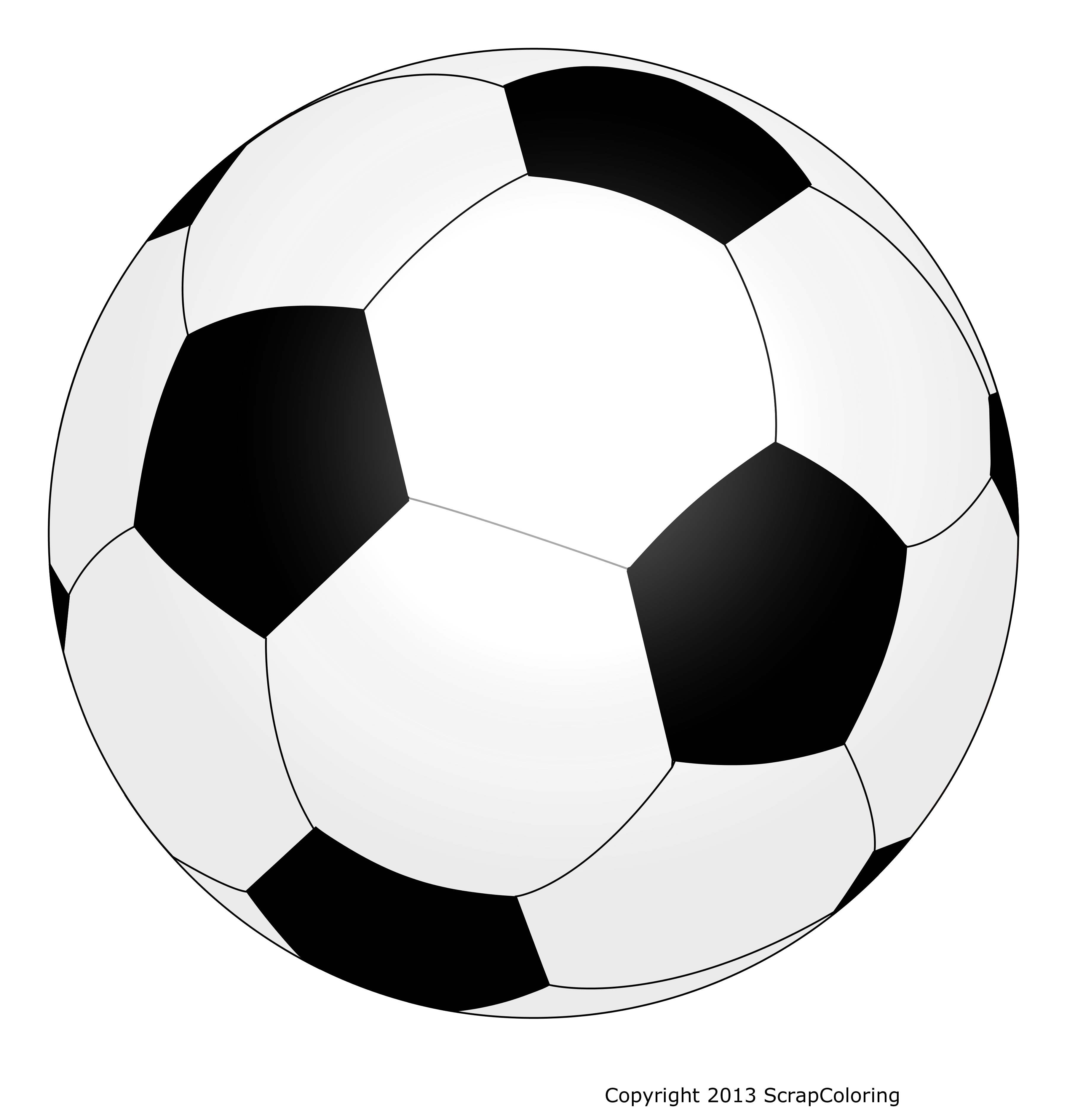 Clipart Ballon De Foot / Happy Cartoon Soccer Ball Character Stock