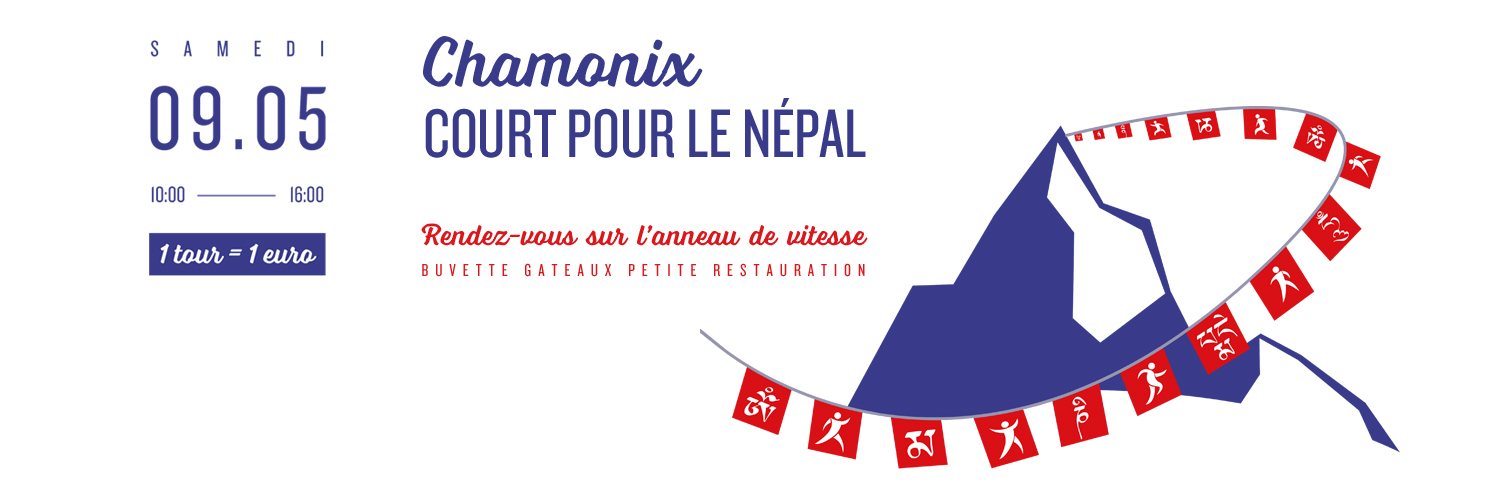Chamonix court pour le Népal